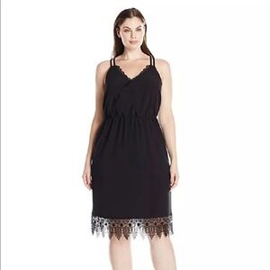 Junarose Black Sleeveless Dress Size 16 NWT